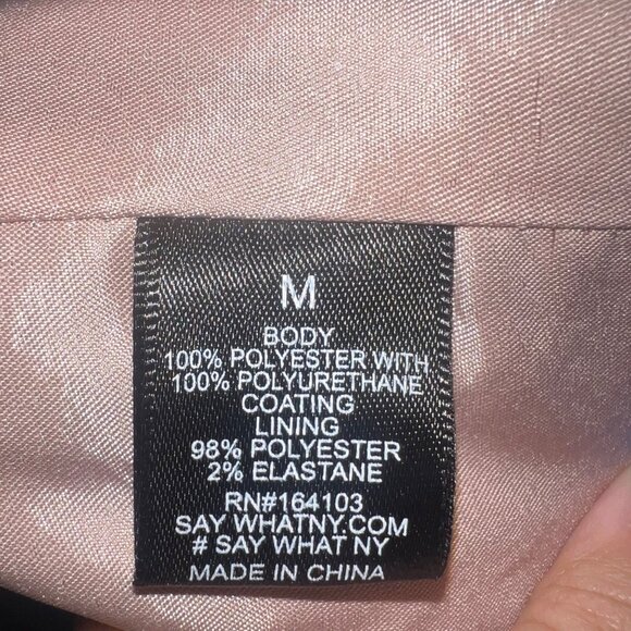 Windsor Women’s Bold Moment Light Pink Faux Leather Corset W Front Closure SZ M - Picture 8 of 10